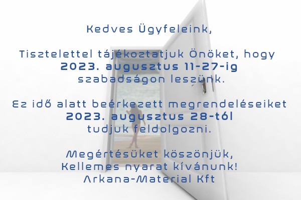 Arkana - Material Kft 2022/23 téli szabadság