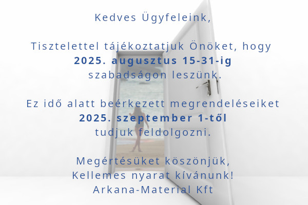Arkana - Material Kft 2025 nyári szabadság Arkana - Material Kft 2025 nyári szabadság